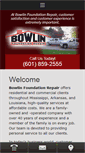 Mobile Screenshot of bowlinfoundationrepair.com